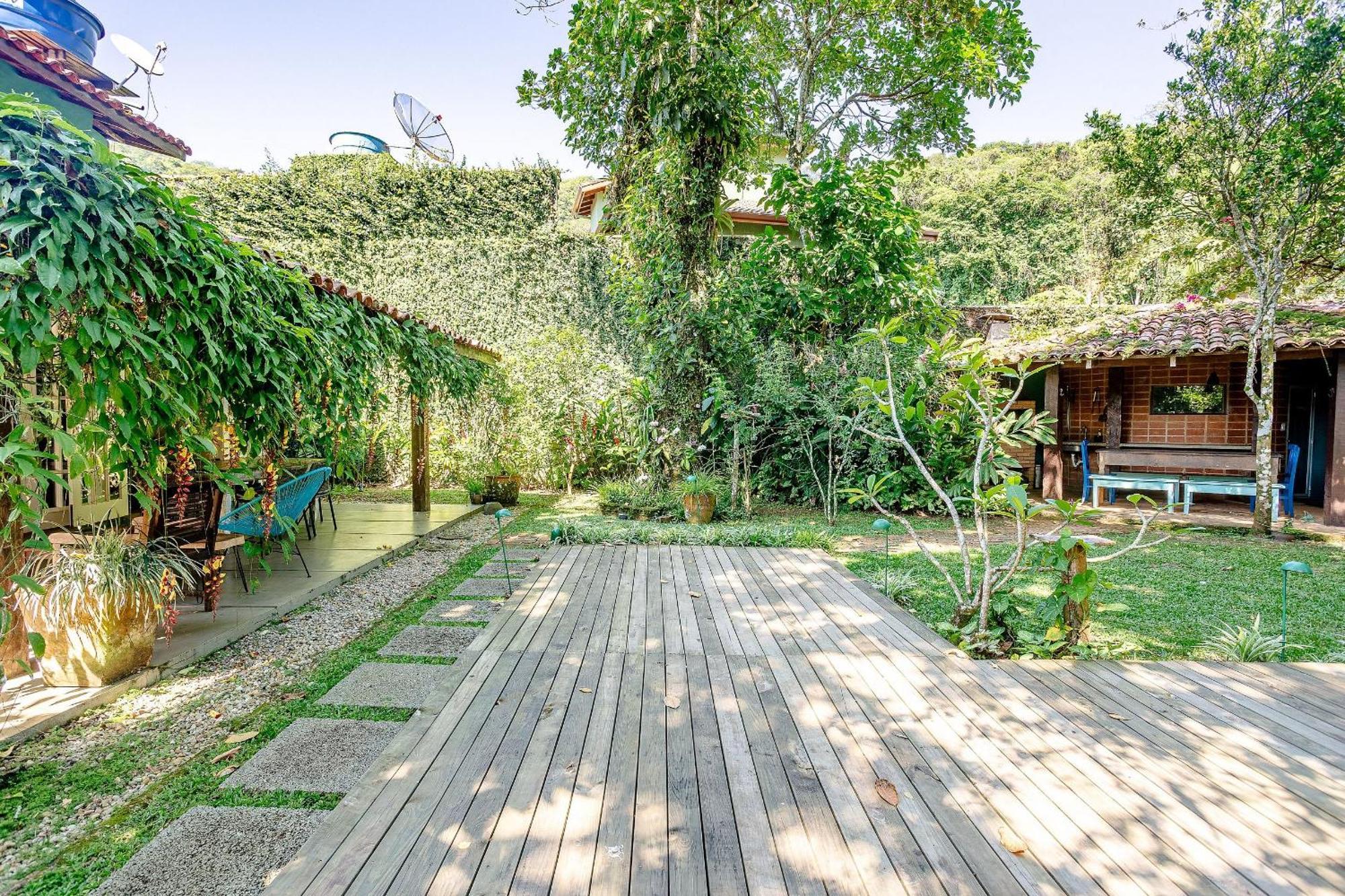 Casa Dos Passaros Na Areia A 20M Da Praia Da Baleia Com 3 Suites E 1 Dorm, Com Ar Condicionado, Wifi, Smart Tv, Cozinha Completa E Churrasqueira เซา เซบัสเชียว ภายนอก รูปภาพ
