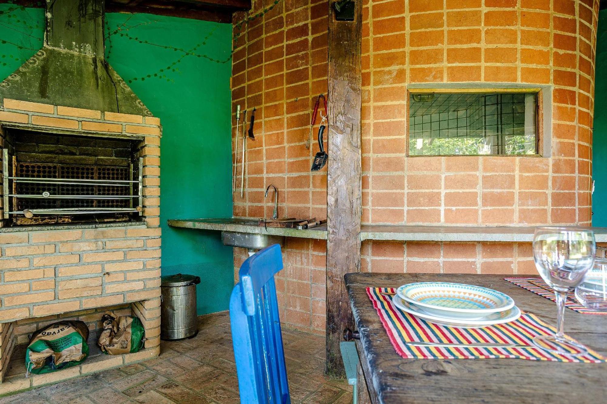 Casa Dos Passaros Na Areia A 20M Da Praia Da Baleia Com 3 Suites E 1 Dorm, Com Ar Condicionado, Wifi, Smart Tv, Cozinha Completa E Churrasqueira เซา เซบัสเชียว ภายนอก รูปภาพ