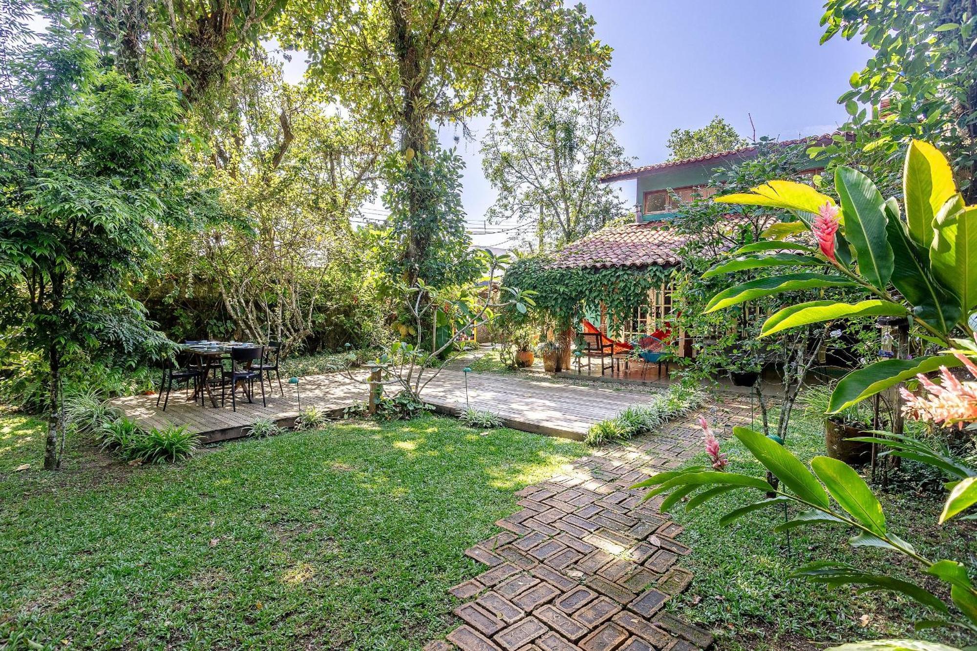 Casa Dos Passaros Na Areia A 20M Da Praia Da Baleia Com 3 Suites E 1 Dorm, Com Ar Condicionado, Wifi, Smart Tv, Cozinha Completa E Churrasqueira เซา เซบัสเชียว ภายนอก รูปภาพ